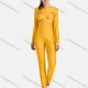Wholesale Women's 2-Pieces Sporty High Stretchy Mock Neck Cutout Jumpsuit With Triangle Bikini 1A Clothing Wholesale Market Liuhua