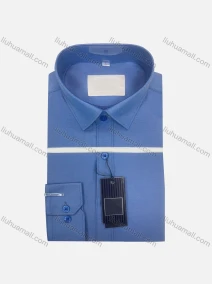 Wholesale Men's Casual Collared Long Sleeve Plain 100%Cotton Shirt, LIUHUA CLOTHING WHOLESALE