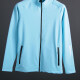 Men's Sporty Long Sleeve Jacket Quick Dry Breathable Zipper Athletic Outerwear Light Blue Clothing Wholesale Market -LIUHUA