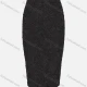 Wholesale Women's Casual High Waist Plain Pencil Skirt Black Guangzhou Clothing Wholesale Market & Suppliers -LIUHUAMALL