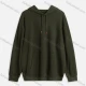 Wholesale Men's Casual Plain Kangaroo Pocket Thermal Drawstring Hoodie M1006# Army Green Guangzhou Clothing Wholesale Market & Suppliers -LIUHUAMALL