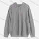 Wholesale Men's Casual Plain Kangaroo Pocket Thermal Drawstring Hoodie M1006# Gray Guangzhou Clothing Wholesale Market & Suppliers -LIUHUAMALL