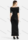 Wholesale Women's Off-Shoulder Neckline Top With Pencil Skirt 2 Piece Set - Liuhuamall