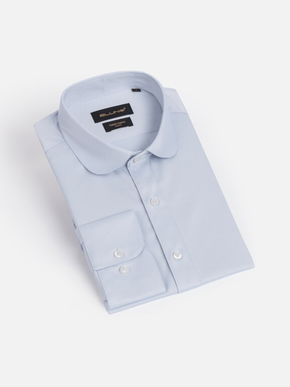 Men's Formal Long Sleeve Button Down Plain Dress Shirts, Clothing Wholesale Market -LIUHUA, Dress%20Shirts