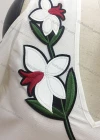 Wholesale Women's Casual Floral Embroidery V Neck Cold Shoulder Blouse - Liuhuamall