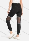 Wholesale Women's Mesh Panels Letter Graphic Crop Active Pants - Liuhuamall