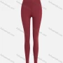 Wholesale Women's Sporty Athletic High Waist Plain Ankle Length Yoga Leggings 9988# preview