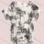 Wholesale Women's Casual Ink Painting Print Short Sleeve Round Neck Tee preview