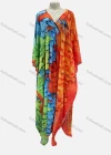 Wholesale Women's Loose Fit Multi-color Allover Print Pullover Maxi Cover Up Kaftan 2 Piece Set - Liuhuamall