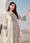 Wholesale Women's Elegant Muslim Islamic Floral Plaid Patchwork 3/4 Sleeve Notched Neck Abaya Robe Dress - Liuhuamall