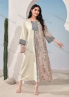 Wholesale Women's Elegant Muslim Islamic Floral Plaid Patchwork 3/4 Sleeve Notched Neck Abaya Robe Dress - Liuhuamall