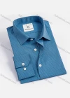 Wholesale Men's Formal Stand Collar Long Sleeve Button Down Allover Print Shirt - Liuhuamall