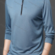 Wholesale Men's Casual Plain Mock Neck Quarter Zip Long Sleeve Henley Shirt 2211# Light Blue Wholesale Clothing Market & Suppliers -LIUHUAMALL