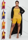 Wholesale Women's Long Sleeve Plain Maxi Cardigan - Liuhuamall