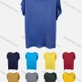 Wholesale Women's Casual Scoop Neck Short Sleeve Plain Blouse preview