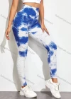 Wholesale Women's Tie Dye Fitness Honeycomb Bubble Yoga Pants - Liuhuamall