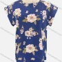 Wholesale Women's Casual Round Neck Cap Sleeve Floral Print Blouse preview