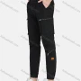 Wholesale Men's Casual Plain Straight Leg Ankle Length Cargo Pants 9330# preview