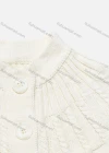 Wholesale Baby's Long Sleeve Mock Neck Button Front Plain Sweater Cardigan - Liuhuamall