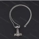 Wholesale Fashion Stainless Steel Adjustable Pendant Necklace SP0431# Silver Clothing Wholesale Market Liuhua