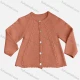 Wholesale Girl's Casual Crew Neck Long Sleeve Button Down Cable Knit Cardigan F558# Clothing Wholesale Market Liuhua