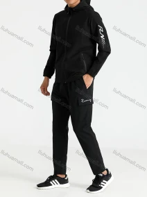 Wholesale Men's Athletic Workout Windproof Zipper Long Sleeve Hoodie 0991#, LIUHUA CLOTHING WHOLESALE