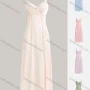 Wholesale Women's Casual Plain Spaghetti Straps Wrap High Waist Split Maxi Cami Dress preview