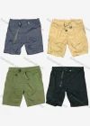 Wholesale Men's Casual Plain Multiple Pockets Cargo Shorts With Belt - Liuhuamall