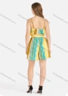 Wholesale Women's Summer Tie Dye Wrap Lace Up Cami Romper - Liuhuamall