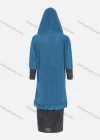 Wholesale Women's Muslim Islamic Modest Prayer Half Sleeve Rhinestone Knee Length Abaya Dress With Hijab 2 Pieces Set - Liuhuamall