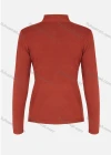 Wholesale Women's Casual Plain Turtleneck Long Sleeve Pullover Sweater - Liuhuamall
