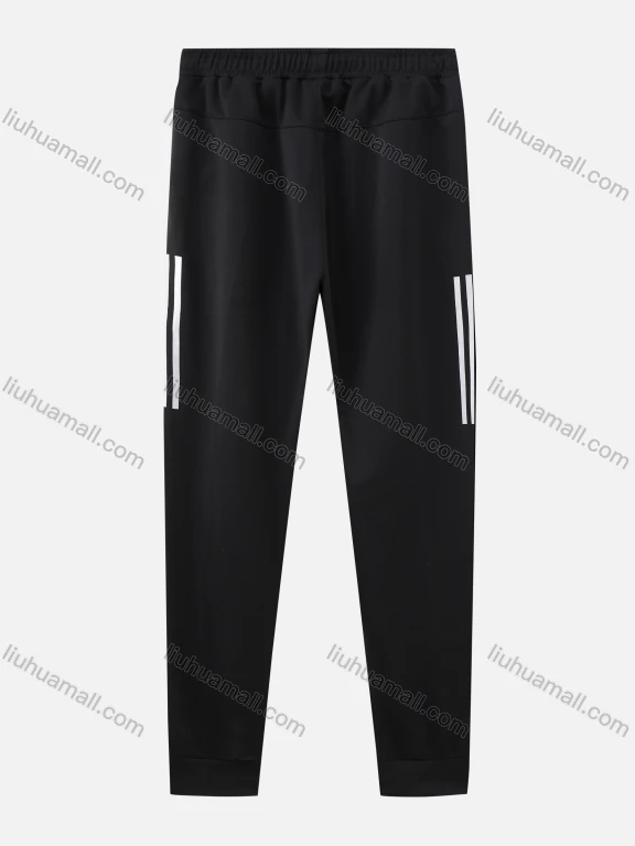 Wholesale Men's Casual Athletic Striped Drawstring Sweatpant