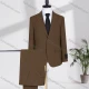 Wholesale Men's Formal Lapel Plain Two Buttons Flap Pockets Blazer Jacket & Pants 2 Piece Suit Set 3468-7# Bole Clothing Wholesale Market Liuhua