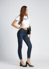 Wholesale Women's Casual 5 Pocket High Waist Zip Fly Ankle Length Skinny Jean - Liuhuamall