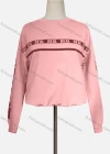 Wholesale Women's Casual Crew Neck Long Sleeve Letter Striped Sweatshirt - Liuhuamall