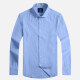 Men's Formal Collared Long Sleeve Plain Button Down Shirts 17# Clothing Wholesale Market -LIUHUA