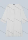 Wholesale Women's Eyelet Embroidered 3/4 Sleeve Rhinestone Pearls Beaded Short Dress 1309-2683# - Liuhuamall