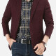 Men's Business Plain Single Breasted Patch Pockets Blazer 9807# Red Clothing Wholesale Market -LIUHUA