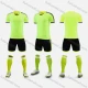 Wholesale Kids Sporty Football Soccer Training & Racing Tee & Shorts 2 Piece Set 21830# Fluorescent Yellow Clothing Wholesale Market Liuhua