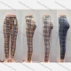 Wholesale Women's Vintage High Waist Plaid Print Leggings 2905# Multi-color Clothing Wholesale Market Liuhua