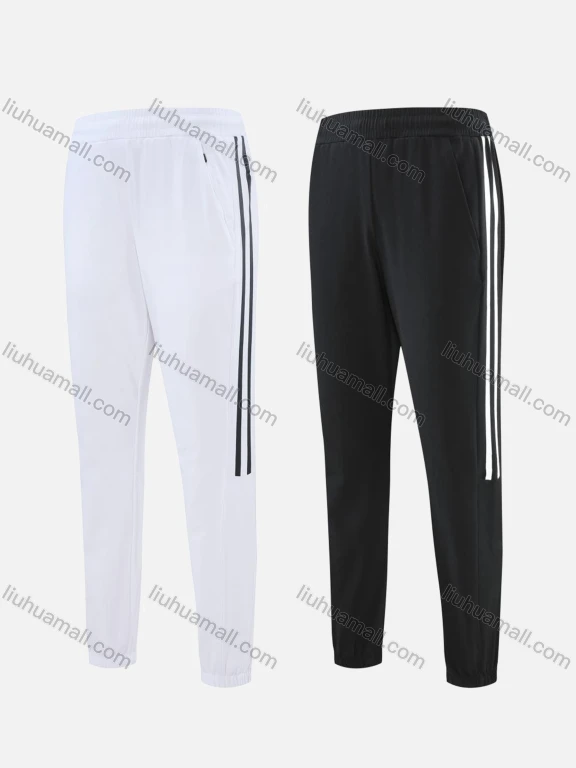 Wholesale Women's Sporty Breathable Elastic Waist Slim Fit Striped Sport Skinny Pants CKW21002#