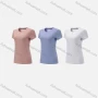 Wholesale Women's Sporty Round Neck Short Sleeve Quick Dry High Stretch Sport T-shirt WT21606# preview