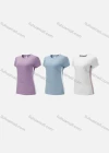Wholesale Women's Sporty Round Neck Short Sleeve Quick Dry High Stretch Sport T-shirt WT21611# - Liuhuamall