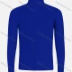 Wholesale Men's Casual Long Sleeve Texture Knit High Neck Plain Sweater Blue Clothing Wholesale Market Liuhua