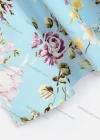 Wholesale Women's Casual Cold Shoulder Bow Knot Button Decor Floral Short Dress 1153# - Liuhuamall