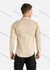 Wholesale Men's Casual Lightweight Plain Long Sleeve Zipper Jacket - Liuhuamall