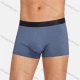 Wholesale Men's Basic Ice Silk Breathable Moisture Wicking Anti-Chafing Antibiotic Boxer Briefs Blue Clothing Wholesale Market Liuhua