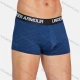 Wholesale Men's Basic Ice Silk Breathable Moisture Wicking Anti-Chafing Antibiotic Boxer Briefs Navy Clothing Wholesale Market Liuhua