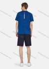 Wholesale Men's Sporty Round Neck Short Sleeve Breathable Quick Dry Plain T-Shirt - Liuhuamall