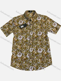 Wholesale Men's Casual Allover Print Short Sleeve Shirt, LIUHUA CLOTHING WHOLESALE